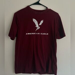 American Eagle Outfitters Burgundy Tee